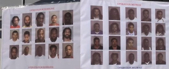 Some of the 40 blacks busted on drug charges