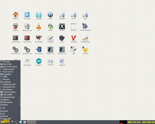 JWM Linus Desktop