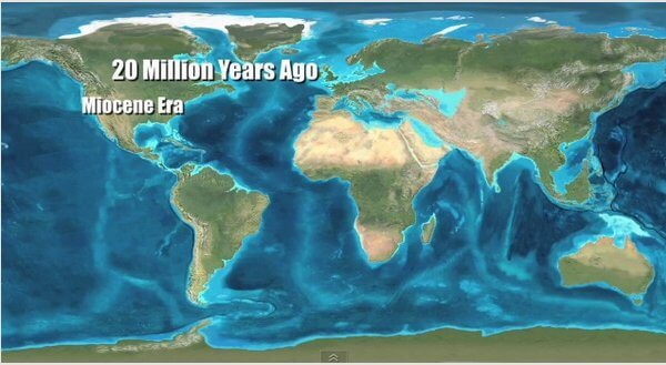Miocene climate map