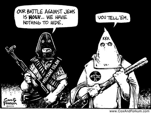 Unholy Ku Klux Klan and political Islam