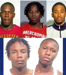 Black mob menbers arrested Chicago